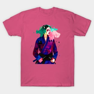 water color bjj girl T-Shirt